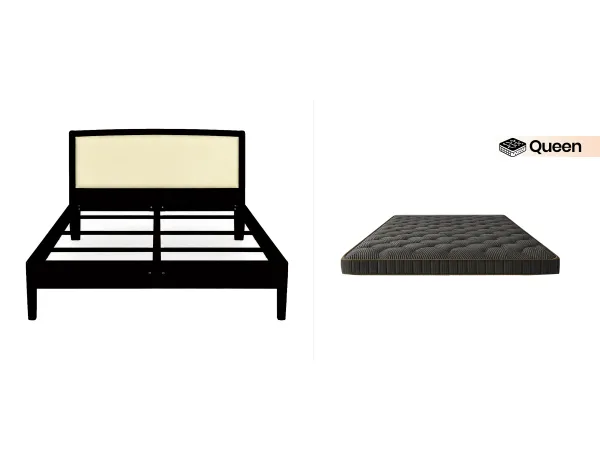 Orion Queen Size Bed with Premium Foam Mattress